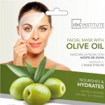 Boite de 12 (1,50€ pièce) masques facial à l'huile d'olive hydratation & nourrissant