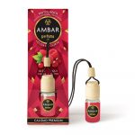 Présentoir de 14 (Soit 1,90€ pièce) : Parfum pour voiture à suspendre - Fruits Rouges +45j