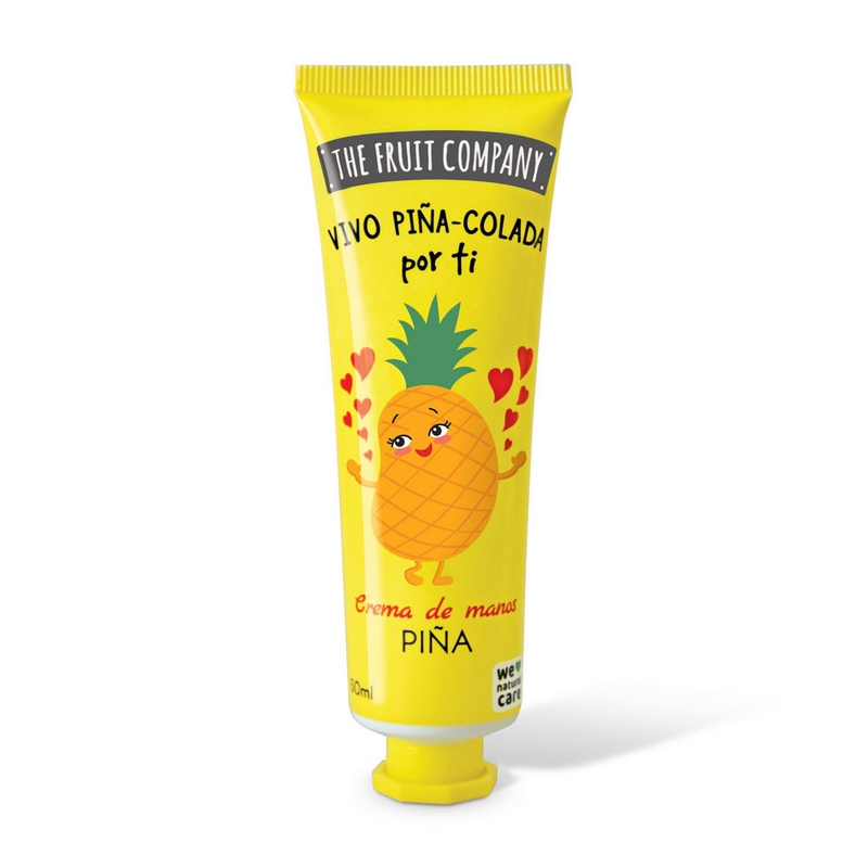 creme-de-main-pina-colada-the-fruit-company.jpg Pack de 14 (soit 0,93€ pièce) : Crèmes pour mains parfumée à l'ANANAS - 50ml – Image 1