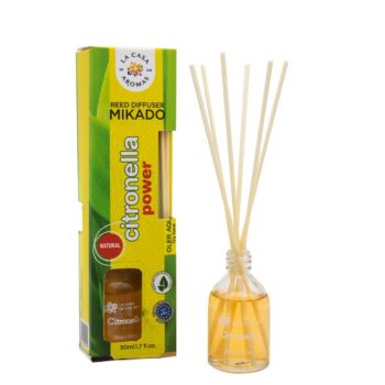 Lot de 6 (Soit 2,20€ Pièce) Mikado naturel à la Citronnelle 50ml – Image 2