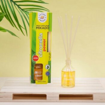 Lot de 6 (Soit 2,20€ Pièce) Mikado naturel à la Citronnelle 50ml – Image 3