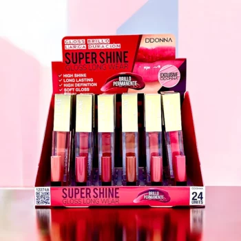 Pack de 24 (soit 1€ l'unité) Gloss à lèvres liquide SUPER SHINE - D'Donna