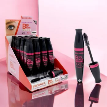 Présentoir de 24 (soit 1,02€ pièce) : Mascara cils XXL - Leticia Well