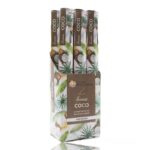 Pack de 6 boîtes (soit 0,60€ l'unité) de 20 sticks d'encens - Coco