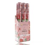 Pack de 6 boîtes (soit 0,60€ l'unité) de 20 sticks d'encens - Fraise