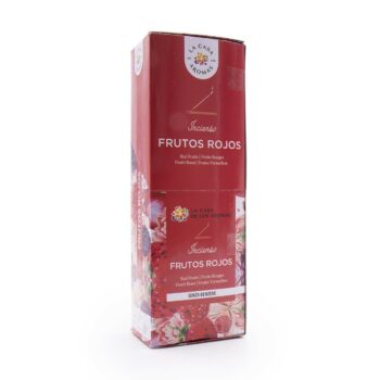 Pack de 6 boîtes (soit 0,60€ l'unité) de 20 sticks d'encens - Fruits Rouges – Image 3