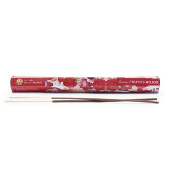 Pack de 6 boîtes (soit 0,60€ l'unité) de 20 sticks d'encens - Fruits Rouges – Image 2