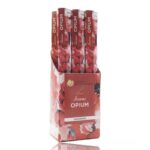Pack de 6 boîtes (soit 0,60€ l'unité) de 20 sticks d'encens - Opium