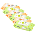 Pack éco – Mélange varié de 10 paquets de 60 ingettes : Papier toilette humide - Taille XL (soit 2,20€ pièce)