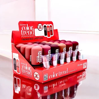 Pack de 24 (soit 0,72€ l'unité) : Rouge à lèvres Color Trend - D'Donna – Image 3