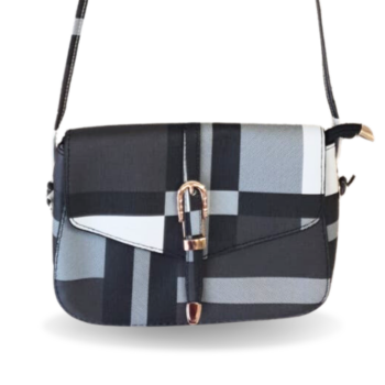 Ensemble sac à bandoulière + portefeuille assorti - Noir – Image 3