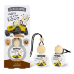 Pack de 14 (soit 2,25€ pièce) : Parfum pour voiture 2 utilisations - Coco