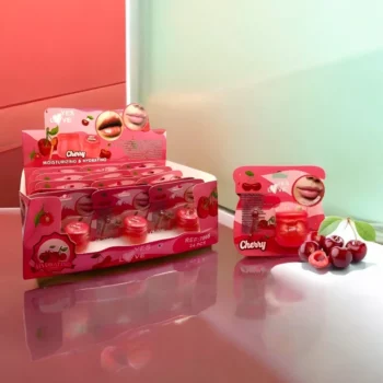 Pack de 24 (soit 1,88€ l'unité) : Masques pour les Lèvres Parfum Cerise - Yes Love – Image 2