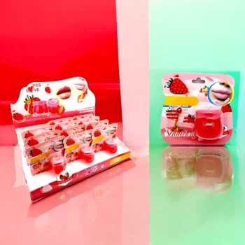 Pack de 24 (soit 1,88€ l'unité) : Masques pour les Lèvres à la Fraise - Yes Love – Image 2