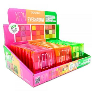 Pack de 24 (soit 1.43€ l'unité) : Palette fard a paupières Néon - D'Donna