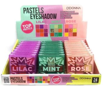 Pack de 24 : Palette fard a paupières " Top Pastel" - D'Donna – Image 3
