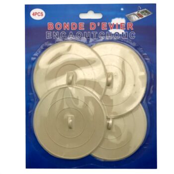 Lot de 12 Packs de 4 Bouches Évier en caoutchouc (0,91€ le pack) – Image 2