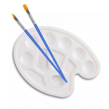 Lot de 6 paquets de palette de peinture avec pinceaux (0,65€ le paquet)