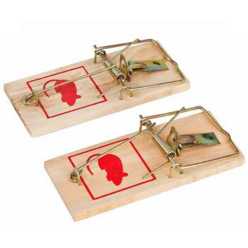 Lot de 12 sets de 2 pièges à souris soit 24 pièges (0,78€ les 2 pièges) : Piège à souris en bois – Image 3