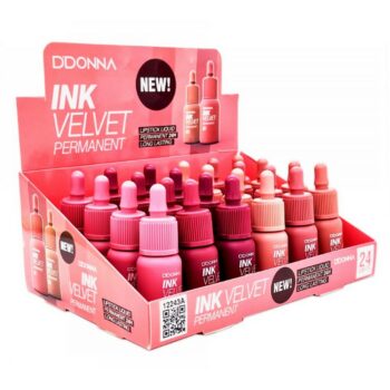 Présentoir de 24 (soit 0,93€ l'unité) : Rouge à lèvres liquide INK VELVET 24H.
