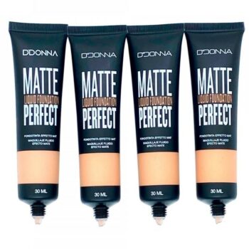 Présentoir de 24 (soit 0,95€ l'unité) : Fond de teint Mat Perfect 4 couleurs – Image 2