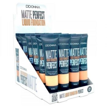 Présentoir de 24 (soit 0,95€ l'unité) : Fond de teint Mat Perfect 4 couleurs