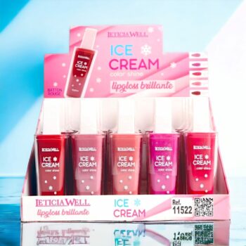 Présentoir de 20 (soit 1,28€ l'unité) : Gloss brillant ICE-CREAM – Image 3