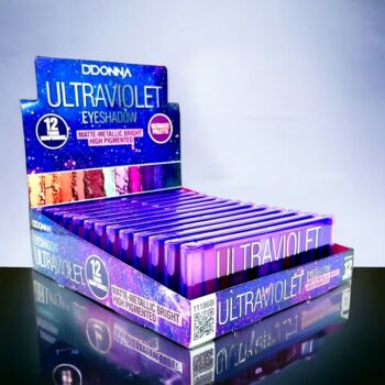 Pack de 12 : Palette fard a paupières ULTRAVIOLET - D'Donna