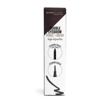 Lot de 24 Crayons sourcils marrons avec brosse - Magic Studio