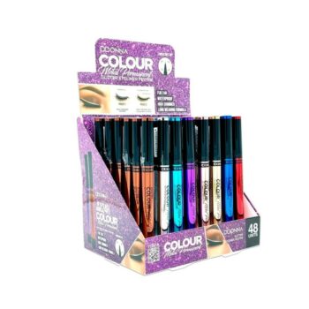 Lot de 48 Eyes-Liners feutres pailletés - D'Donna