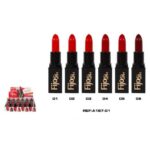Présentoir de 24 (1,12€ pièce) : Rouge à Lèvres 6 couleurs 24H. FIXE - EASY PARIS