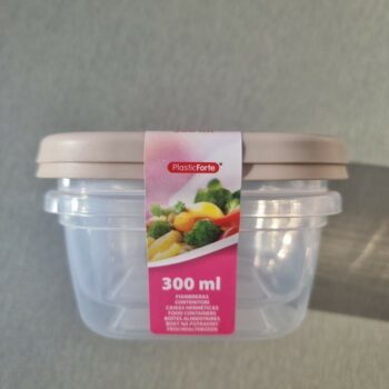 Lot de 12 Packs de 2 Boîtes alimentaires 300ml (0,61€ le pack de 2) – Image 3