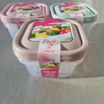 Lot de 12 Packs de 2 Boîtes alimentaires 300ml (0,61€ le pack de 2) – Image 4