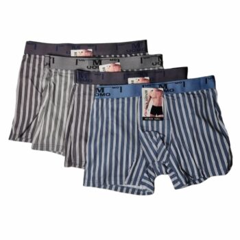 Lot mélangé de 24 (soit 1,20€ unité) : Boxers à rayures M au XXXL - Collection Trendy – Image 4