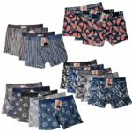 Lot de 48 (soit 1,08€ l'unité) Boxers Homme M au XXXL - Mélange de Collections