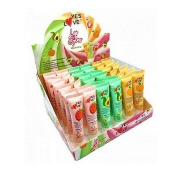 Présentoir de 36 (soit 1.19€ l'unité) Ligloss hydratant aux fruits