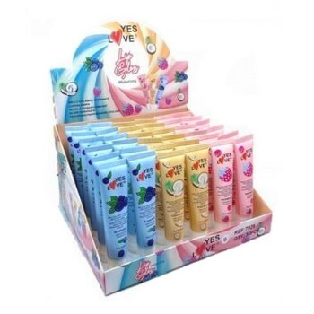 Présentoir de 36 (soit 1.19€ l'unité) Ligloss hydratant aux fruits