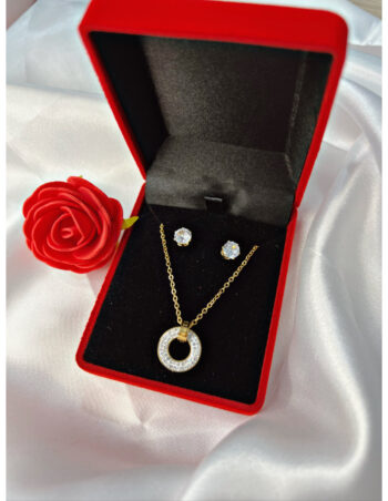 Lot de 12 (soit 1,50€ l'unité) : Bon mélange varié de Coffret collier + boucles d'oreilles – Image 6