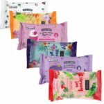 Lot mélangé de 30 paquets de Lingettes Sence et The Fruit Company (0,99€ unité)