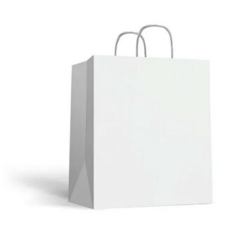 Lot de 12 Sacs Blancs en papier craft (soit 0,67€ l'unité) - Grands – Image 2