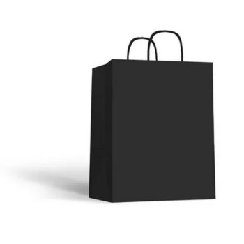 Lot de 12 Sacs Noirs en papier craft (soit 0,57€ l'unité) - Moyens – Image 2