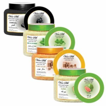 Mélange de 10 : Gommage visage et corps 500ml - Vera Silk