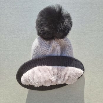 Lot de 4 Bonnets bicolores à pompon (2,90€ l'unité) – Image 7