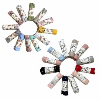 Mélange bien répartit de 96 (1,80€ pièce) : Foulard imprimé de qualité premium