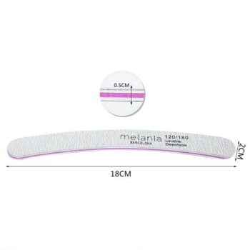 Mélange de 12 (soit 0,50€ pièce) : Lime à ongle professionnelle – Image 4
