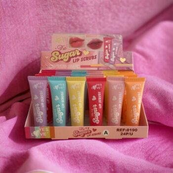 Présentoir de 24 (soit 1.19€ l'unité) Gommage pour les lèvres au sucre