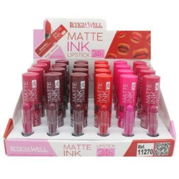 Présentoir de 24 (soit 0,97€ l'unité) : Rouge à lèvres Mat Ink 24H.