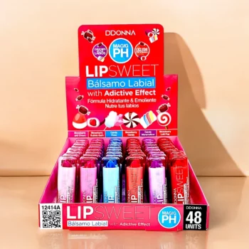 Présentoir de 48 (soit 0.57€ l'unité) : Baume à Lèvres Sweet MAGIC PH - D'Donna