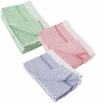 Lot aléatoire de 24 Torchons de Cuisine Carreaux (soit 0,50€ l'unité)
