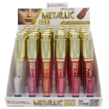 Présentoir de 24 (1,05€ pièce) : Gloss METALLIC LUX